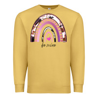 Antique Gold Valentines Day Rainbow, Valentines Day Rainbow Cowhide, Premium Sweatshirt - Bettercallsaul