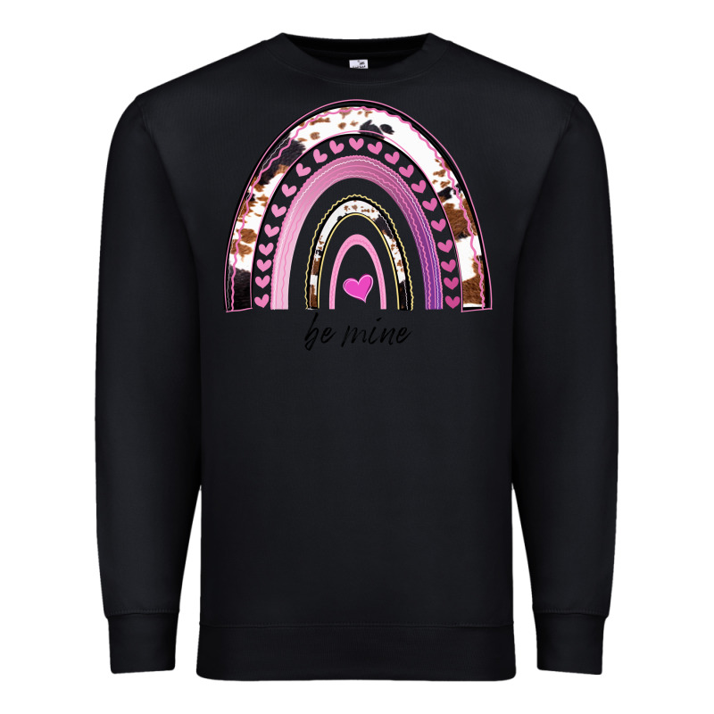 Valentines Day Rainbow, Valentines Day Rainbow Cowhide, Premium Sweatshirt by Bettercallsaul | Teevron