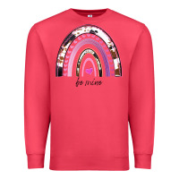Cardinal Valentines Day Rainbow, Valentines Day Rainbow Cowhide, Premium Sweatshirt - Bettercallsaul