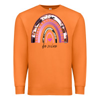 Carrot Valentines Day Rainbow, Valentines Day Rainbow Cowhide, Premium Sweatshirt - Bettercallsaul
