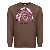 Chestnut Valentines Day Rainbow, Valentines Day Rainbow Cowhide, Premium Sweatshirt - Bettercallsaul