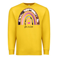 Lemon Valentines Day Rainbow, Valentines Day Rainbow Cowhide, Premium Sweatshirt - Bettercallsaul