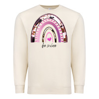 Sandshell Valentines Day Rainbow, Valentines Day Rainbow Cowhide, Premium Sweatshirt - Bettercallsaul