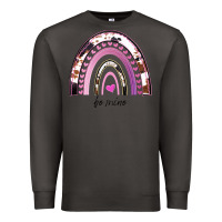 Smoke Valentines Day Rainbow, Valentines Day Rainbow Cowhide, Premium Sweatshirt - Bettercallsaul
