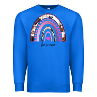 True Royal Valentines Day Rainbow, Valentines Day Rainbow Cowhide, Premium Sweatshirt - Bettercallsaul