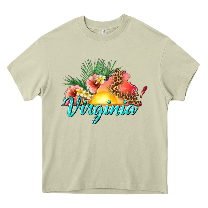 Summer Virginia Heavy Core Tee by texasbilliewilder | Teevron