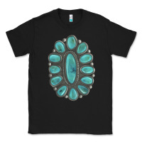 Black Turquoise Gemstone Jewelry Classic Tee - LillyAllenDesigns