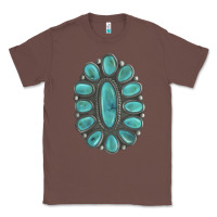 Chestnut Turquoise Gemstone Jewelry Classic Tee - LillyAllenDesigns