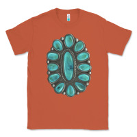 Copper Turquoise Gemstone Jewelry Classic Tee - LillyAllenDesigns