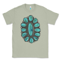 Matcha Turquoise Gemstone Jewelry Classic Tee - LillyAllenDesigns