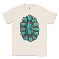 Natural Turquoise Gemstone Jewelry Classic Tee - LillyAllenDesigns
