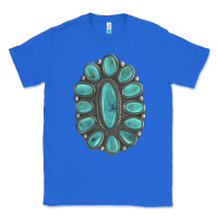 True Royal Turquoise Gemstone Jewelry Classic Tee - LillyAllenDesigns