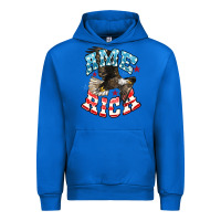 Cobalt American Eagle Urban Hoodie - HowdyJamesFarm