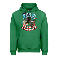 Emerald American Eagle Urban Hoodie - HowdyJamesFarm