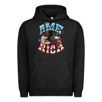 Pigment Black American Eagle Urban Hoodie - HowdyJamesFarm