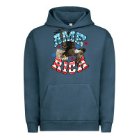 Pigment Midnight Navy American Eagle Urban Hoodie - HowdyJamesFarm