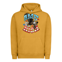 Pigment Peanut Butter American Eagle Urban Hoodie - HowdyJamesFarm