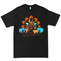 Black thanksgiving turkey pumpkin blessed Premium Tee - RanaPortraitStore