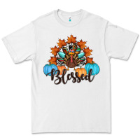 White thanksgiving turkey pumpkin blessed Premium Tee - RanaPortraitStore