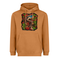 Meerkat valentines day cowboy cactus rose Heavyweight Hoodie - RanaPortraitStore