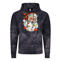 Cloud Black santa with little christmas Vintage Hoodie - AdoDesignShop