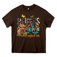 Chocolate Brown heifers be trippin ok maybe i pushed her Heavy Core Tee - BarkalooDesign