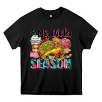 Black no dieta season Heavy Core Tee - Zillion Design Studio
