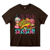 Chocolate Brown no dieta season Heavy Core Tee - Zillion Design Studio
