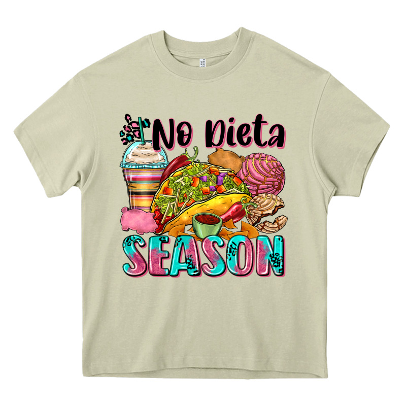 No Dieta Season Heavy Core Tee by Zillion Design Studio | Teevron