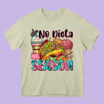 No Dieta Season Heavy Core Tee Designed By Zillion Design Studio