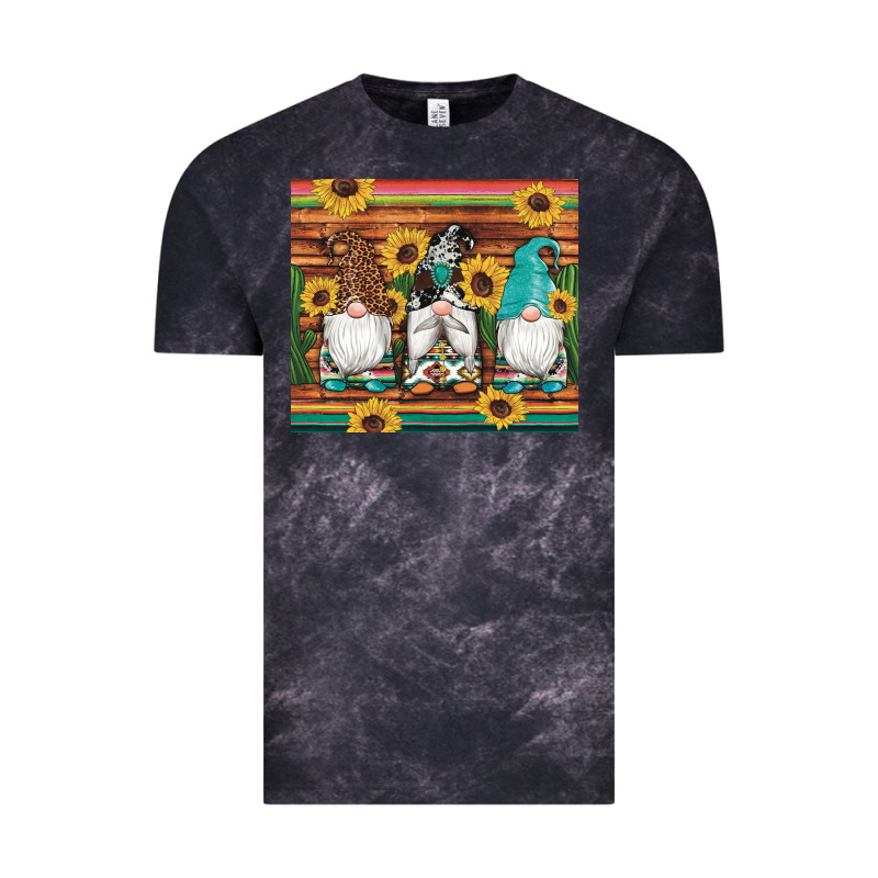 Western Gnomes Cactus Sunflowers Serape Wooden Leopard Gemstone Vintage Tee by Artiststas | Teevron