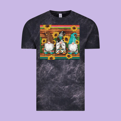 Western Gnomes Cactus Sunflowers Serape Wooden Leopard Gemstone Vintage Tee Designed By Artiststas