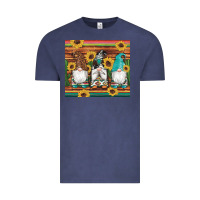 Vintage Denim western gnomes cactus sunflowers serape wooden leopard gemstone Vintage Tee - Artiststas