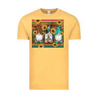 Vintage Mustard western gnomes cactus sunflowers serape wooden leopard gemstone Vintage Tee - Artiststas