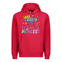 Cardinal daddy of the birthday princess Premium Hoodie - NancyCooperArtShop