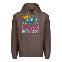 Coffee daddy of the birthday princess Premium Hoodie - NancyCooperArtShop