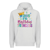 Dove Grey daddy of the birthday princess Premium Hoodie - NancyCooperArtShop
