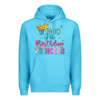 Ocean Blue daddy of the birthday princess Premium Hoodie - NancyCooperArtShop
