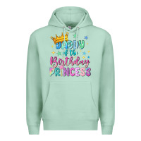 Seafoam daddy of the birthday princess Premium Hoodie - NancyCooperArtShop