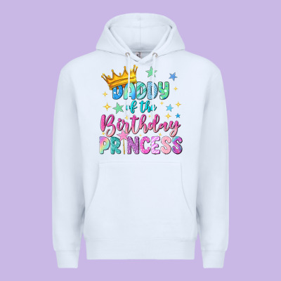 Daddy Of The Birthday Princess Premium Hoodie Designed By Nancycooperartshop