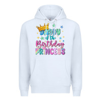 White daddy of the birthday princess Premium Hoodie - NancyCooperArtShop