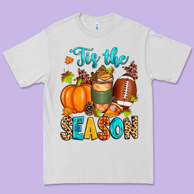 'tis The Season American  Football Premium Tee Designed By Zillion Design Studio