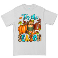 Dove Grey 'tis the season american  football Premium Tee - Zillion Design Studio