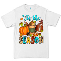 White 'tis the season american  football Premium Tee - Zillion Design Studio