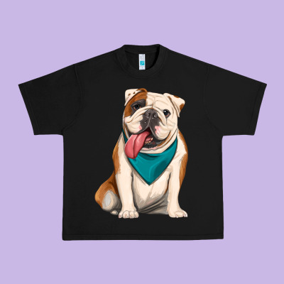 English Bulldog Urban Heavy Tee Designed By Artiststas