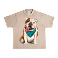 French Oak english bulldog Urban Heavy Tee - Artiststas