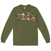 Army Green mexican gnomies coffee Long Sleeve Tee - JahusDesignShop