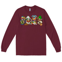 Burgundy mexican gnomies coffee Long Sleeve Tee - JahusDesignShop