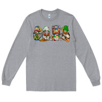 Heather Grey mexican gnomies coffee Long Sleeve Tee - JahusDesignShop