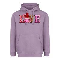Lavender valentines day gnomes love Heavyweight Hoodie - RanaPortraitStore